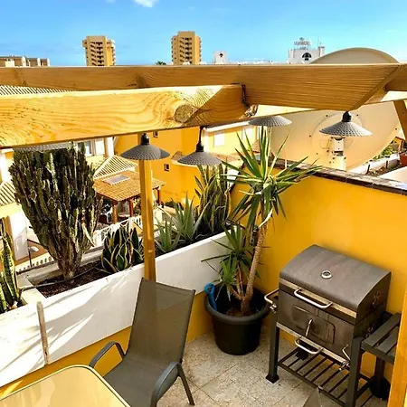 Lux Lovely 3 Bedroom Duplex With Solarium In Centre Of Playa Americas *